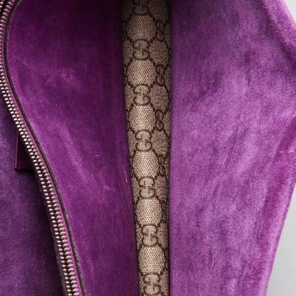 Gucci Beige GG Supreme Canvas Embroidered Sequin Small Dionysus Shoulder Bag - Picture 11 of 12